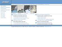 Tablet Screenshot of jindaofloors.com